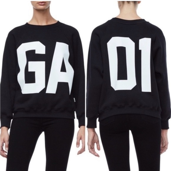 Good American Goodies varsity Sweatshirt Size 1 Small - Picture 1 of 7
